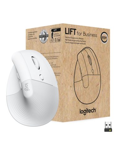 Logitech Lift for Business myszka Biuro Po prawej stronie RF Wireless + Bluetooth Optyczny 4000 DPI