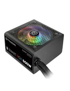 Thermaltake Smart 500W RGB (80+ 230V EU, 2xPEG, 120mm, Single Rail)