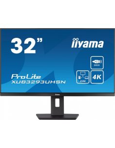 IIYAMA Monitor ProLite XUB3293UHSN 31.5 cala XUB3293UHSN-B5 IPS,4K,USB-C DOCK,KVM,SLIM,2x3W,RJ45