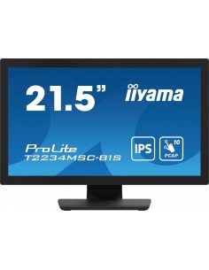 IIYAMA Monitor ProLite 21.5 cala T2234MSC-B1S IPS,10PKT.VGA,HDMI,DP