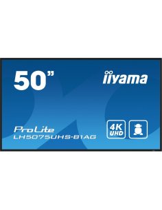 IIYAMA Monitor 50 cali LH5075UHS-B1AG,24/7,VA,ANDROID.11,4K,3xHDMI,DP,RJ45, 2xUSB,2x10W