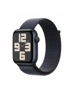 Apple Watch SE GPS, koperta 44 mm z aluminium w kolorze północy z opaską sportową w kolorze atramentowym