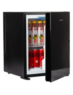 MPM Chłodziarka (minibar) czarna szklany front MPM-30-MBS-06L