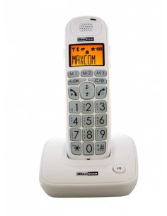 Maxcom MC6800 BIALY TELEFON DECT BB