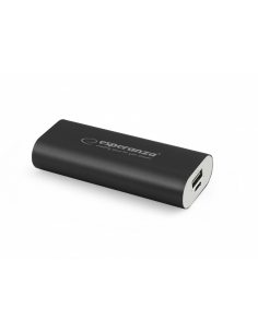 Esperanza POWER BANK HADRON 4400mAh CZARNY