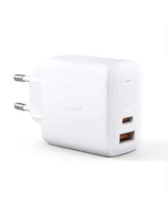 AUKEY PA-B3 White Omnia GaN ładowarka sieciowa 2xUSB Power Delivery (1xUSB A+1xUSB C) 65W 5.4A