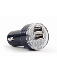 Gembird Ładowarka samochodowa 2xUSB 2.1A czarna