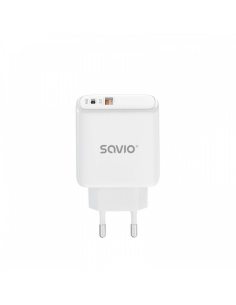 Savio Ładowarka sieciowa USB Quick Charge, Power Delivery 3.0, 30W, LA-06