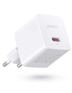 AUKEY PA-Y20S White Mini ładowarka sieciowa 1xUSB-C 20W PD Power Delivery