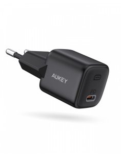 AUKEY PA-B1 Black Omnia Mini Ładowarka sieciowa 1xUSB-C Power Delivery 20W 3A