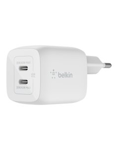 Belkin Podwójna ładowarka ścienna USB-C GaN z PPS 45 W