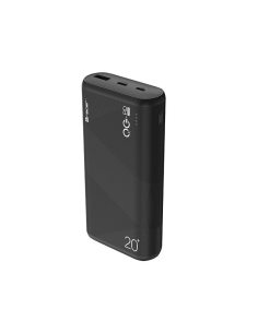 Tracer Powerbank Amos 20000mAh QC3.0-PD20W BK czarny