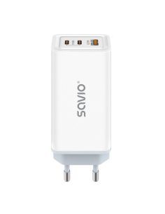 Savio Ładowarka sieciowa USB GaN 65W, Quick Charge 4.0, Power Delivery 3.0, LA-07