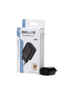 Beline Ładowarka sieciowa 20W USB-C + USB-A czarna