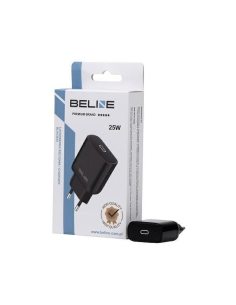 Beline Ładowarka sieciowa 25W GaN USB-C PD 3.0 bez kabla, czarna