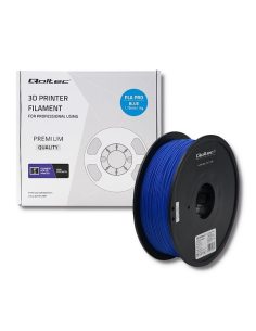 Qoltec Profesjonalny filament do druku 3D | PLA PRO | 1.75mm | 1kg | Niebieski