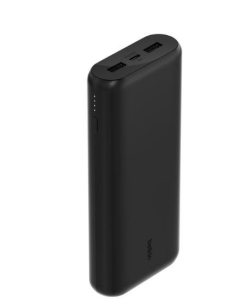 Belkin Powerbank BoostCharge 20k mAh 20w Compact 3 port czarny