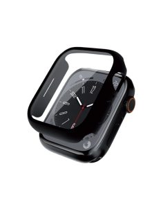 CRONG Etui ze szkłem Hybrid Watch Case Apple Watch 45mm Czarne