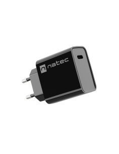 Natec Ładowarka sieciowa Ribera 1x USB-C 20W Czarna