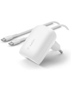 Belkin Ładowarka sieciowa BOOST CHARGE 30w USB-C PD PPS + Kabel USB-C