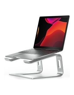 CRONG AluBench Aluminiowa podstawka do laptopa Srebrna