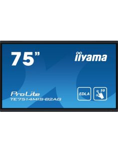 IIYAMA Monitor interaktywny 75 cali TE7514MIS-B2, INFRARED,50pkt,VA,4K,7H,WiFi,MIC,USB ANDROID 13, Google EDLA