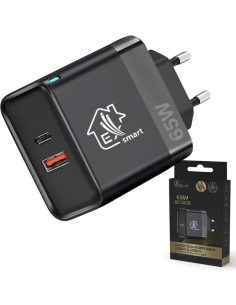 Extralink Ładowarka Smart Life Fast Charger 65W GaN USB-C, USB-A