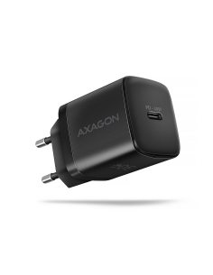 AXAGON ACU-PD30 Ładowarka sieciowa PD 30W, 1x port USB-C, PD3.0/QC3.0/AFC/FCP/Apple Czarna