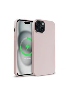 CRONG Etui Color Cover Magnetic - iPhone 15 MagSafe Piaskowy róż