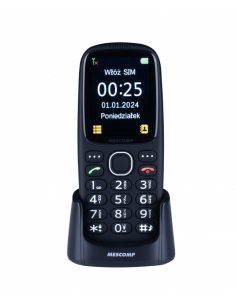 Mesmed Telefon komórkowy dla seniorów Mescomp MT-166 Edgar Elegant 4GB