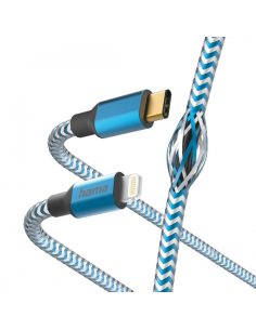 Hama Kabel ładujący 1,5 m USB-C lightning Niebieski