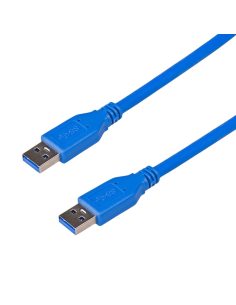 Kabel USB 3.0 Akyga AK-USB-14 USB A(M) - A(M) 1,8m niebieski