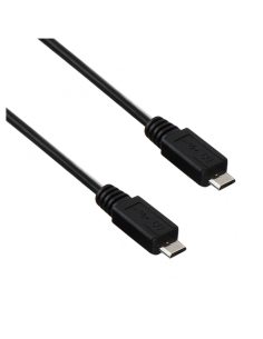 Kabel USB 2.0 Akyga AK-USB-17 micro USB B(M) - micro USB B(M) 0,6m czarny