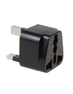 Adapter zasilania Maclean MCE154 EU na wtyk UK czarny