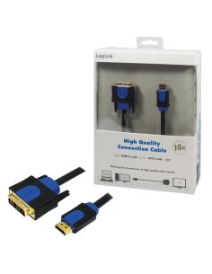 Kabel adapter LogiLink CHB3110 HDMI DVI, 10m