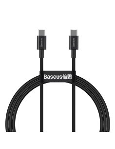 Kabel przewód USB-C PD 2.0 100cm Baseus Superior CATYS-B01 Quick Charge 3.0 5A z obsługą szybkiego ładowania 100W