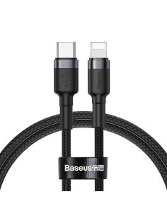 Kabel przewód USB-C / Typ-C - Lightning / iPhone 100cm Baseus Cafule CATLKLF-G1 z obsługą szybkiego ładowania 18W PD