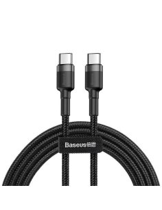 Kabel przewód USB-C PD 2.0 100cm Baseus Cafule CATKLF-GG1 Quick Charge 3.0 3A z obsługą szybkiego ładowania 60W