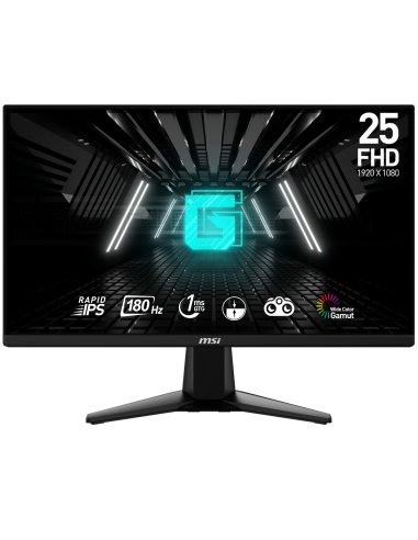 MSI G255F monitor komputerowy 62,2 cm (24.5") 1920 x 1080 px Full HD LCD Czarny