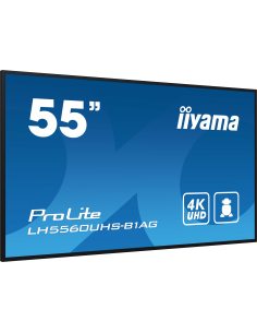 iiyama LH5560UHS-B1AG signage display Cyfrowa tablica A 139,7 cm (55") LED Wi-Fi 500 cd/m² 4K Ultra HD Czarny Procesor