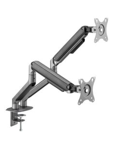 Gembird Ramię biurkowe na 2 monitory 17-32 cali 9kg szare