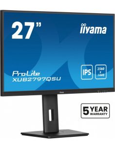 IIYAMA Monitor 27 cali XUB2797QSU-B2 IPS,HDMI,DP,100Hz,QHD,300cd /5y/