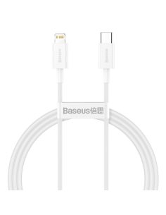 Kabel przewód USB-C / Typ-C - Lightning / iPhone 100cm Baseus CATLYS-A02 z obsługą szybkiego ładowania 20W PD