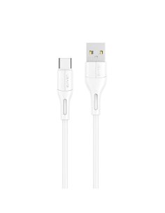 Kabel USB Usams U68 USB-C 1m Fast Charge -biały