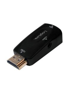 Konwerter HDMI LogiLink CV0107 HDMI (M) na VGA (F), audio 3,5mm jack